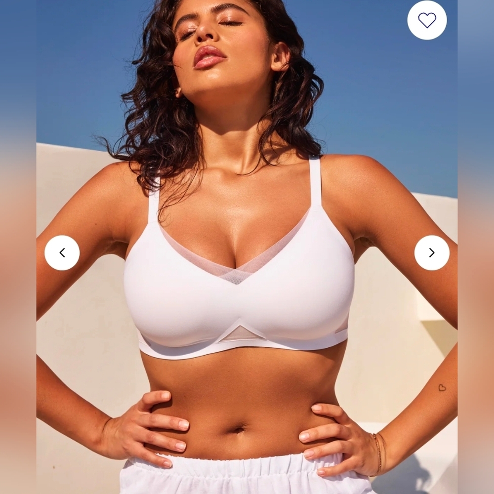 Honeylove Crossover Cream Wireless Bra